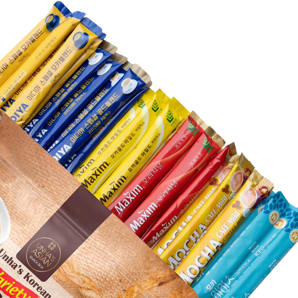 Amazon.com: Unha's Korean Instant Coffee Mix Variety Pack, 6